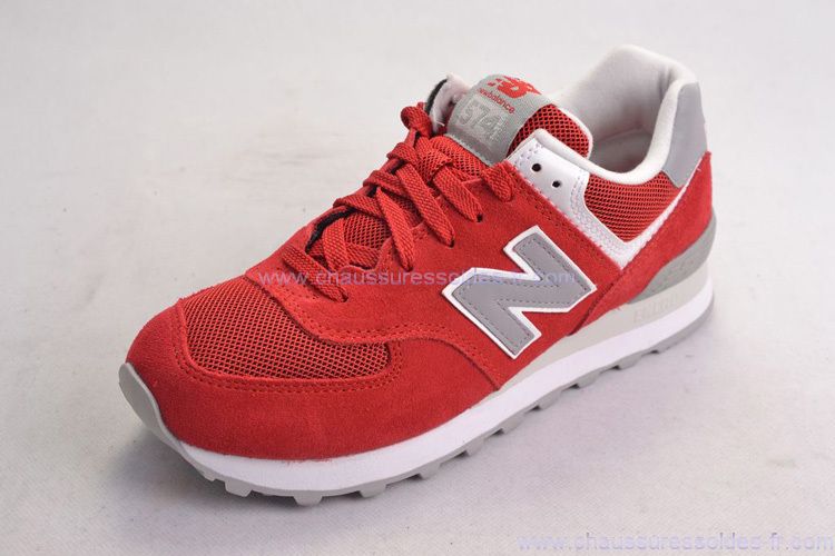 new balance 574 rouge et grise